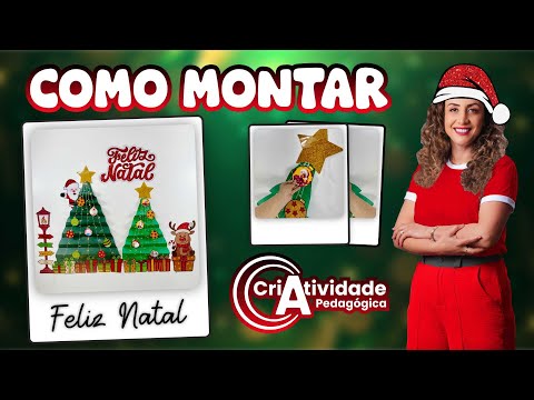 Painel Bosque De Natal - Criatividade Pedagógica
