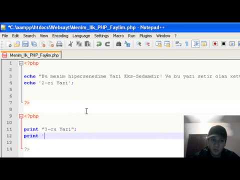 Web Sayt Dizayni PHP Dersleri 6