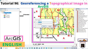 Geo referencing a topographical map in ArcGIS