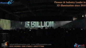 Largest Projection in Pakistan | 270 Degrees Video Projection