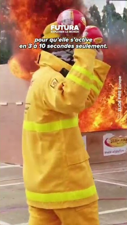 La boule anti-feu présentée sur le plateau de BFMTV #ElideFireBall