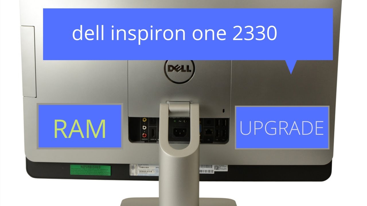 DELL INSPIRON ONE 2330 Upgrade RAM | dell inspiron one 2330 ram replacement