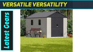 Patiowell 8x12 FT Plastic Outdoor Shed – The Best Backyard Storage Solution