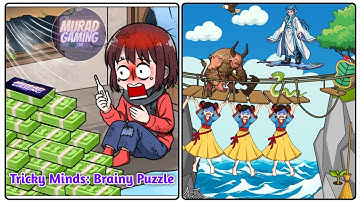 Tricky Minds Brainy Puzzle Level 35: Rescue The Girl !Gameplay Solution