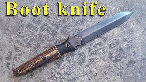 The making of a boot knife