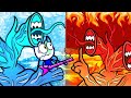 🔴 Siren Head on FIRE vs ICY Siren Head 💥 Pencilanimation Short Animated Film | The Incredible Max