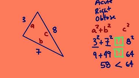 GEOMETRY - UNIT 6 - SECTION 1 - TRIANGLE CLASSIFICATION THEOREMS