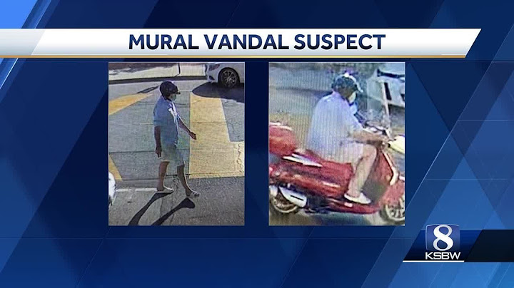 Video released of man defacing Black Lives Matter mural in Santa Cruz