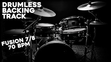 Fusion Drumless Backing track 7/8 Loop 70 BPM