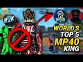 World's Top 5 Mp40 King Of Free Fire