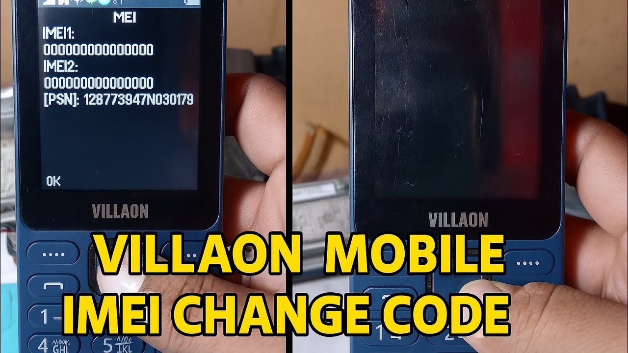 VILLAON Mobile IMEI Change Code | IMEI Null Problem Fix | Full Guide ...