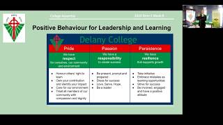 Delany College Virtual Assembly Term 2 Week 8 2020
