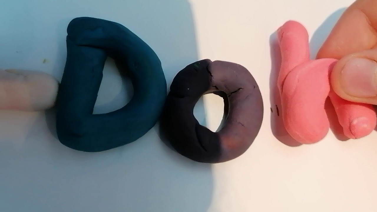 Play-Doh logo Bloopers Rand take 14 D lost a handle