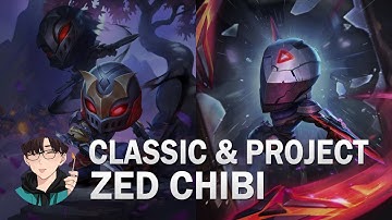 Classic & Project Zed Chibi Animation Preview (PBE Server) - Teamfight Tactics