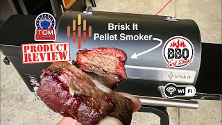 Brisk It Zelos 450 AI Powered Pellet Smoker-Grill Review! Part 2 / Smoked Beef Short Ribs!