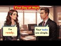 First Day at the Office | Easy English Story