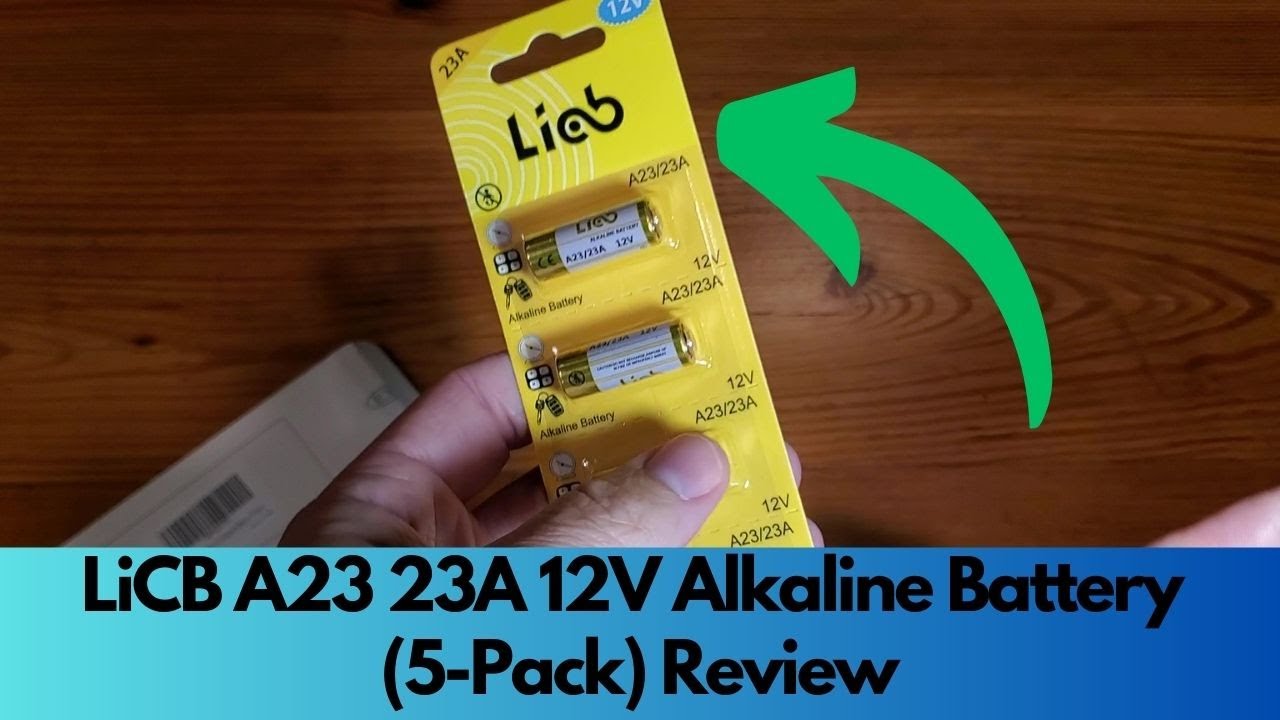 LiCB A23 23A 12V Alkaline Battery🔋⚡ (5 Pack) Review 