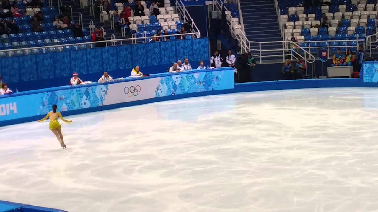 20140219 Sochi olympic short rehearsal YunaKim - 3Lz3T