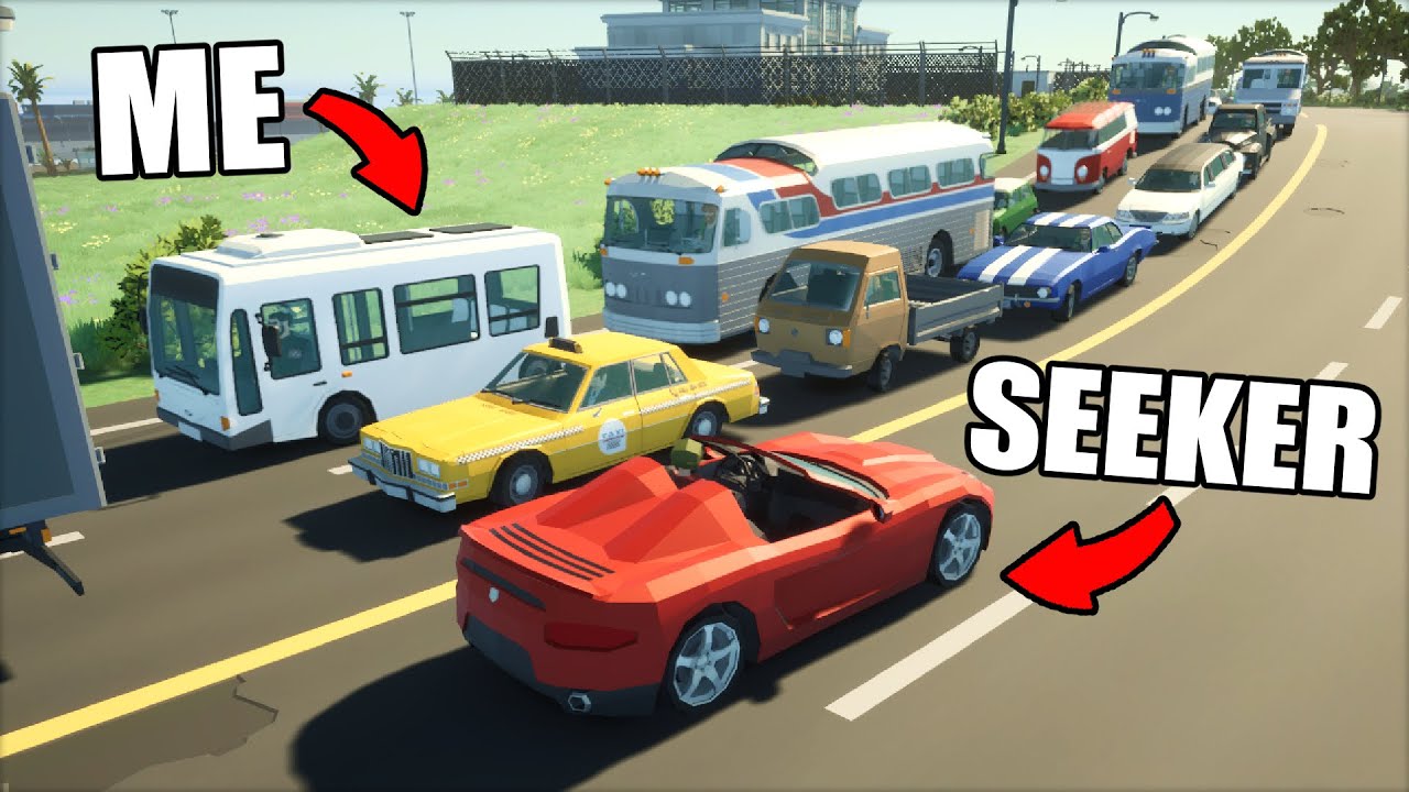 Я пытался обмануть своих друзей, притворившись NPC в пробке в час пик...