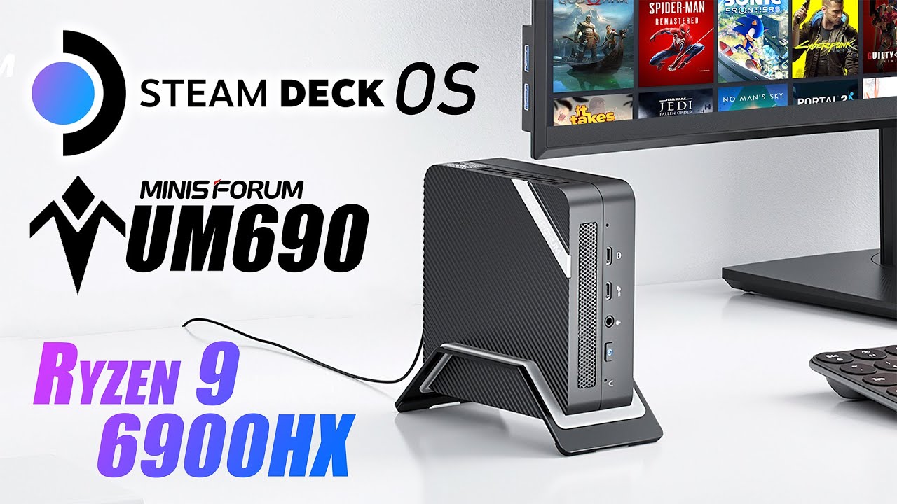 The New MinisForum UM690 Handles Steam OS Like A BOSS! SFF Power