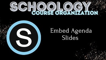 Google Drive Agenda Slides in Schoology