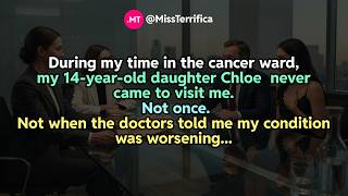 During my time in the cancer ward, my 14-year-old daughter Chloe never came to visit me...