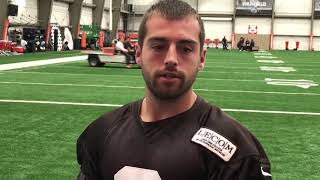 Browns kicker Austin Seibert discusses his competitive spirit