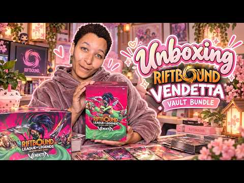 ☕ Cozy Riftbound Unboxing ✨ Opening the Vendetta Vault Bundle!