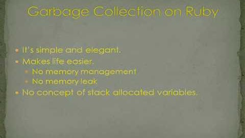 Garbage Collection in OOP Part10.wmv