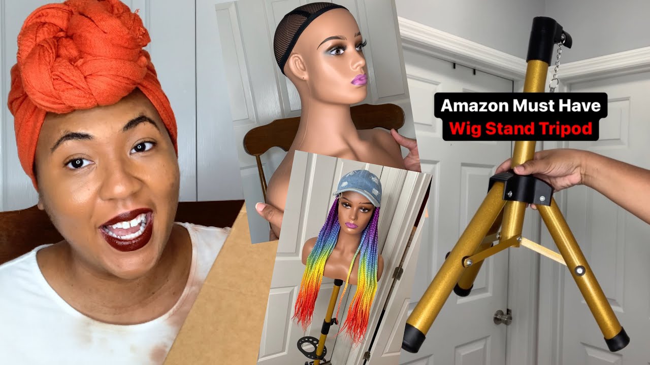 BEST WIG STAND ON !  Must Have for Wigs + Wig Tripod Review 