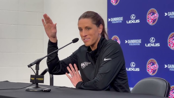 Stephanie White pregame media on Caitlin Clark OUT for the season — before  Indiana Fever vs. Sky