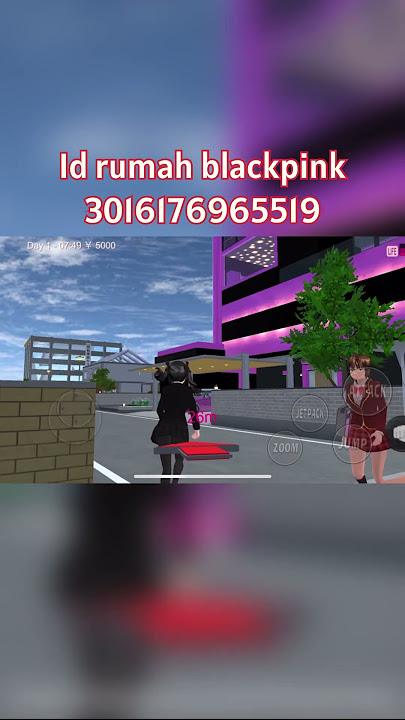ID props Sakura School Simulator rumah blackpink
