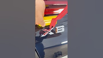 Remove BMW X6 Emblem Cleanly – Perfect for Wrap or Swap