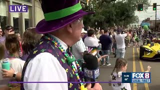 Krewe of Bogue Falaya parade draws large crowds in Covington
