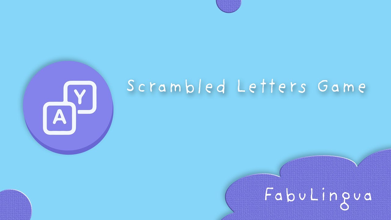 FabuLingua Demo: Scrambled Letters Game (NEW 2026)