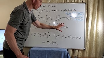 Probability Integral using polar coordinates   CALCULUS  III
