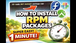 how to install rpm packages in Fedora, CentOS Stream, Rocky Linux, AlmaLinux