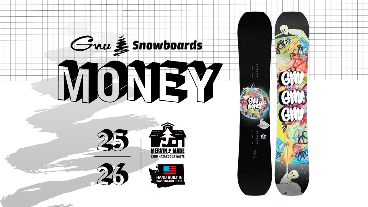 MONEY / C-MONEY | 2025-2026 GNU SNOWBOARD - YouTube