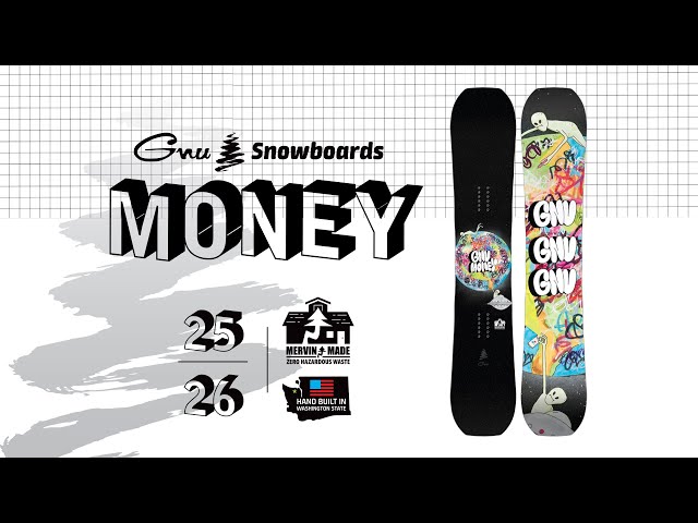 MONEY / C-MONEY | 2025-2026 GNU SNOWBOARD - YouTube