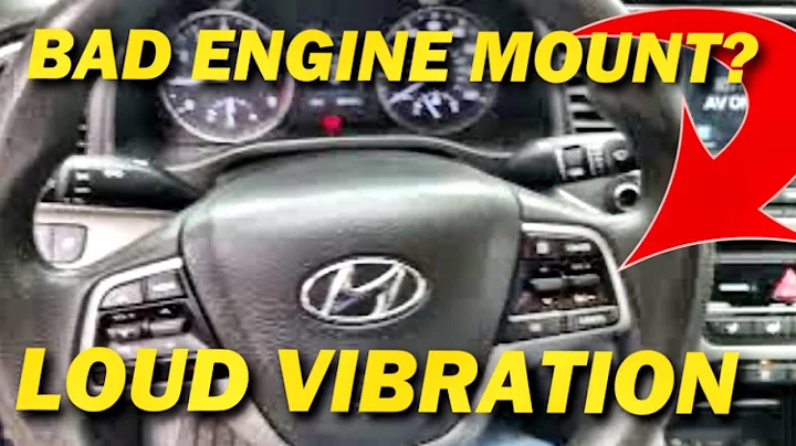 HOW TO TEST FOR BAD ENGINE MOUNTS 2018 HYUNDAI ELANTRA LOUD VIBRATION NOISE = WORN ENGINE MOUNT