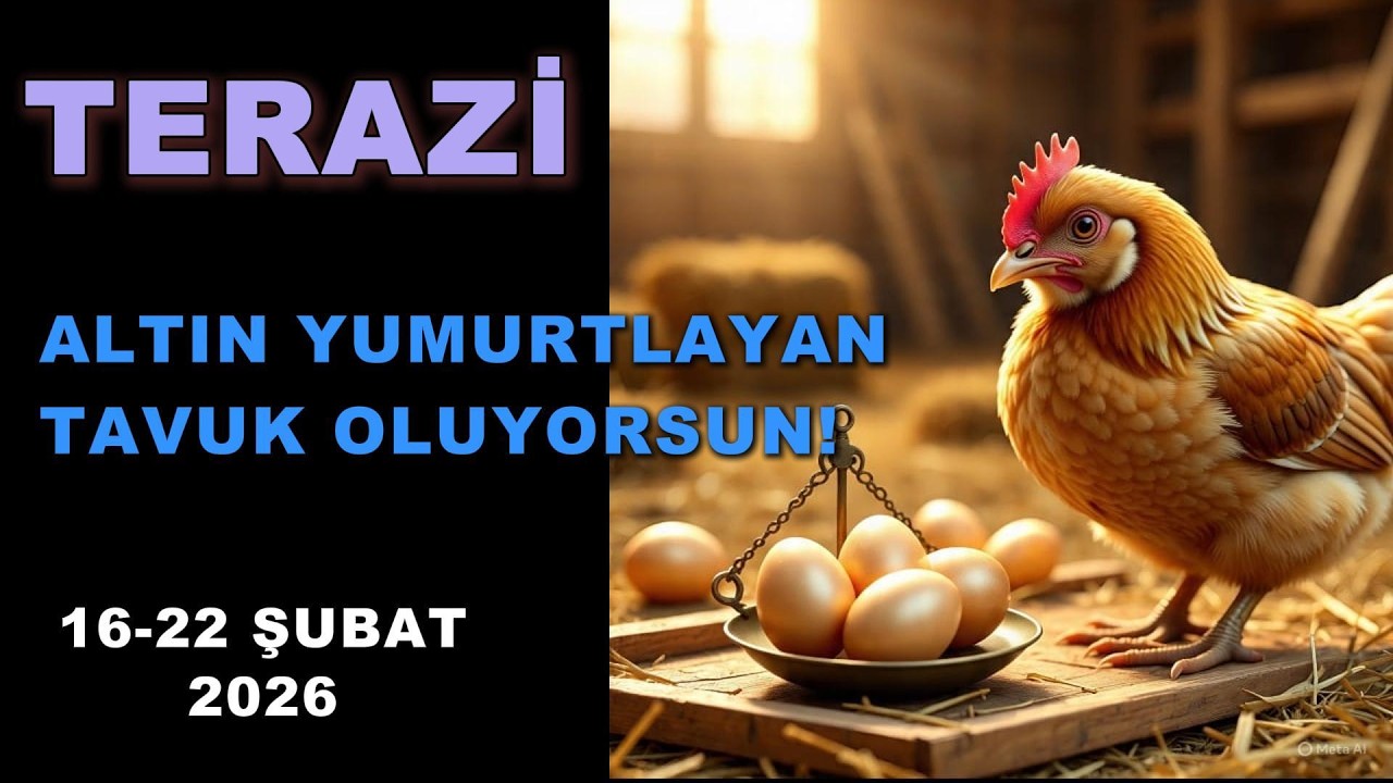 TERAZİ BURCU - ALTIN YUMURTLAYAN TAVUK OLUYORSUN