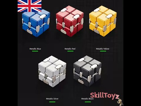 Premium Metal Infinity Fidget Cuboids