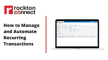 How to Manage and Automate Recurring Transactions