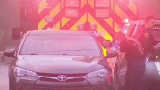 Man found dead in middle of road in north Houston