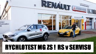 Mégane III RS problémy! jedeme na servis! + Rychlotest MG ZS - autocentrumnovotny.cz