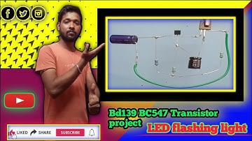 Super LED blinking with BD139 Transistor,Science project with Transistor Top  Electronic Project