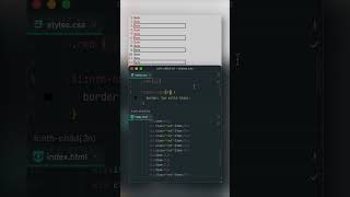 : CSS   nth-child    of #frontend # #css