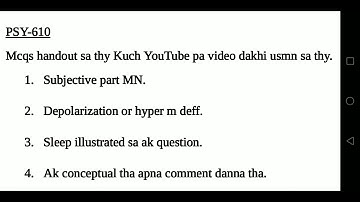 PSY610 || Neurological Bases of Behavior || final term papers