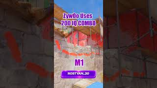 ZywOo Uses 200 IQ COMBO Inferno CS2 #cs2 #csgo #faceit
