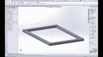 SolidWorks Simulation - How To Get a Joint at The Midpoint of a Structural Member